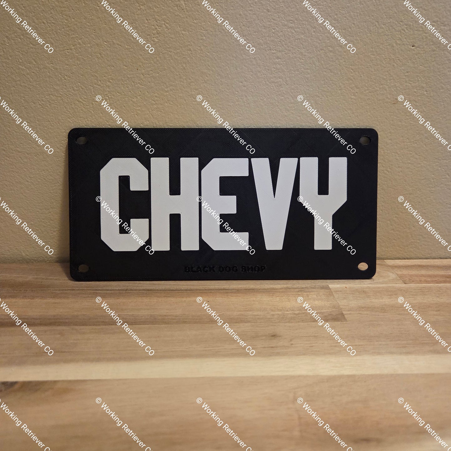 Kennel Name Plate - Gunner